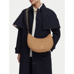 Torebka Beverly Hills Polo Club. Brązowe listonoszki damskie Beverly Hills Polo Club, bez wzorów, bez dodatków. Za 159.99 zł.