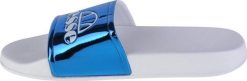 Ellesse Klapki Giselle Slides EL11W74510-11 Niebieskie r. 37. Niebieskie klapki damskie Ellesse, bez wzorów, sportowe, bez obcasa, bez zapięcia. Za 82.07 zł.