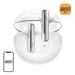 Słuchawki TWS QCY AilyBuds Clear T32 (białe). Białe słuchawki bezprzewodowe QCY. Za 69.00 zł.