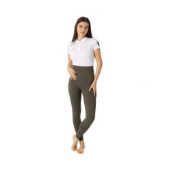 Damskie legginsy jeździeckie Horze Janine. Szare legginsy damskie HORZE, bez wzorów, z materiału. Za 295.55 zł.