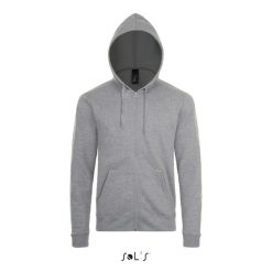 Bluza z kapturem Sol's Stone. Szare bluzy damskie SOL'S, l, bez wzorów, z bawełny, bez ramiączek, z kapturem. Za 132.75 zł.