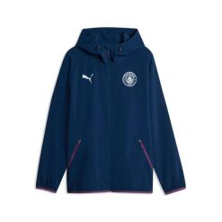 Kurtka dresowa Manchester City 2026/27. Niebieskie kurtki męskie Puma, xl, bez wzorów, z dresówki, eleganckie, bez kaptura. Za 368.00 zł.
