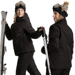 Kurtka narciarska damska KADVA Edge X Jacket. Czarne kurtki sportowe damskie KADVA, bez wzorów, bez ramiączek, bez kaptura, narciarskie. Za 249.99 zł.