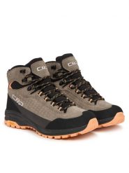 CMP Trekkingi Vertyx Mid Wmn Wp 3Q17286 Beżowy ciemny. Brązowe obuwie trekkingowe damskie CMP, ze skóry, bez zapięcia. Za 689.99 zł.