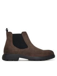 Geox Sztyblety U Meiern U56LZA 00023 C6372 Brązowy. Brązowe botki męskie Geox, bez wzorów, ze skóry, bez obcasa, bez zapięcia. Za 399.99 zł.
