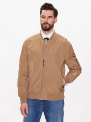 Lindbergh Kurtka bomber 30-321000 Brązowy Regular Fit. Brązowe kurtki męskie Lindbergh, m, bez wzorów, z syntetyku, bez kaptura. Za 519.99 zł.