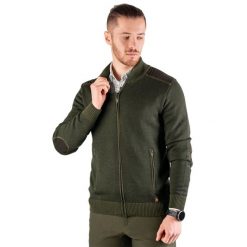 Sweter myśliwski Tagart Belfast z wysokim kołnierzem. Zielone swetry męskie tagart, xl, bez wzorów, z poliesteru, sportowe, bez kołnierzyka, bez ramiączek. Za 399.00 zł.