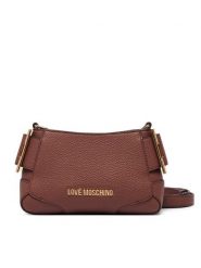 LOVE MOSCHINO Torebka JC4096PP1PLT1200 Brązowy. Brązowe listonoszki damskie Love Moschino, bez wzorów, ze skóry, bez dodatków. Za 919.99 zł.