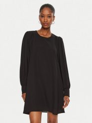 Rinascimento Sukienka koktajlowa CFC0120503003 Czarny Relaxed Fit. Czarne sukienki damskie Rinascimento, xs, bez wzorów, z syntetyku, wizytowe, bez kołnierzyka, bez ramiączek. Za 169.99 zł.