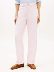 Tommy Hilfiger Dżinsy - Barrel Kobiety Bawełna różowy, 28-32. Czerwone jeansy damskie Tommy Hilfiger, bez wzorów, z bawełny. Za 329.95 zł.
