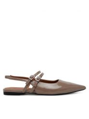 Vagabond Shoemakers Baleriny Hermine 5733-260-09 Brązowy. Brązowe balerinki damskie Vagabond Shoemakers, bez wzorów, ze skóry, bez obcasa, bez zapięcia. Za 269.99 zł.