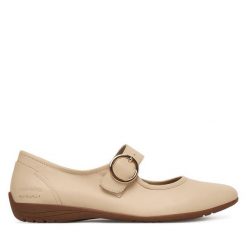 Półbuty Josef Seibel. Brązowe półbuty damskie Josef Seibel, bez wzorów, bez obcasa, na płaskiej podeszwie, bez zapięcia. Za 389.99 zł.