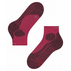 Niskie skarpety damskie Falke RU Trail. Czerwone skarpetki damskie Falke, bez wzorów. Za 116.50 zł.