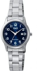 Zegarek Q&Q A45A-002P damski klasyczny niebieska tarcza cyfry datownik . Niebieskie zegarki damskie Q&Q. Za 139.00 zł.