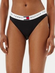 Tommy Hilfiger Figi klasyczne UW0UW06038 Czarny. Czarne majtki damskie Tommy Hilfiger, z bawełny. Za 59.99 zł.