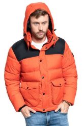MĘSKA KURTKA ZIMOWA LEE PUFFER JACKET POINCIANA L86NSZOL 112122746. Kurtki męskie Lee, na zimę, l, bez wzorów, bez kaptura. Za 309.99 zł.
