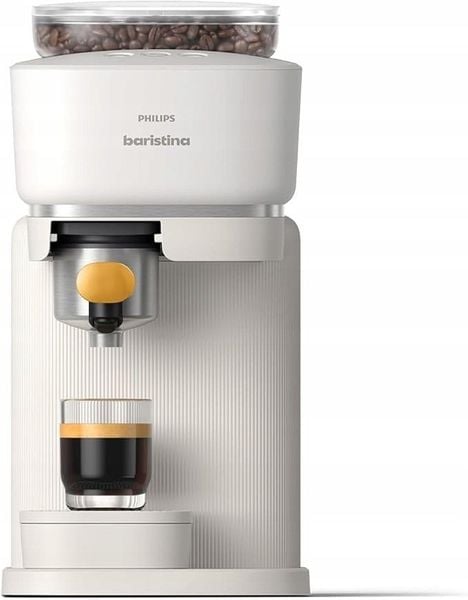 Philips Coffee maker | BAR300/03 Baristina | Pump pressure 16 bar | Semi-automatic | 122.8 W | White. Białe ekspresy ciśnieniowe Philips. Za 1,317.99 zł.