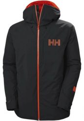 Kurtka narciarska Helly Hansen powderface. Czarne kurtki sportowe męskie Helly Hansen, na zimę, m, bez wzorów, z poliamidu, bez kaptura, narciarskie, primaloft. Za 1,147.80 zł.