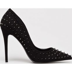 Steve Madden - Szpilki Daisie-S. Czarne szpilki damskie Steve Madden, bez wzorów, z materiału, bez obcasa, na obcasie, bez zapięcia. W wyprzedaży za 319.90 zł.