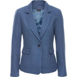 Dżinsy push-up 7/8 ze stretchem i rozcięciem, STRAIGHT bonprix niebieski "stone”. Niebieskie jeansy damskie bonprix, bez wzorów, z jeansu. Za 109.99 zł.
