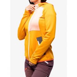 Bluza damska Ortovox Fleece Hoody. Brązowe bluzy damskie ORTOVOX, na zimę, l, bez wzorów, sportowe, bez ramiączek, bez kaptura. Za 760.99 zł.