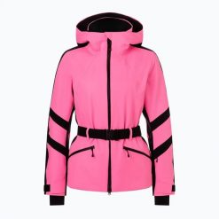 Kurtka narciarska damska BOGNER FIRE+ICE Moia 2. Czerwone kurtki sportowe damskie na zimę, bez wzorów, z materiału, bez ramiączek, bez kaptura, narciarskie. Za 1,969.00 zł.