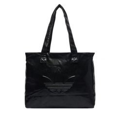 Torebka adidas. Czarne shopperki damskie Adidas, bez wzorów, bez dodatków. Za 239.99 zł.
