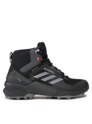 Adidas Trekkingi Terrex Swift R3 Mid GORE-TEX Hiking Shoes HR1308 Czarny. Czarne botki męskie Adidas, bez wzorów, z gore-texu, bez obcasa, bez zapięcia. Za 629.99 zł.