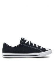 Converse Trampki Chuck Taylor All Star Dainty Ox 564982C Czarny. Czarne trampki i tenisówki damskie Converse, bez wzorów, z materiału, bez zapięcia. Za 209.99 zł.