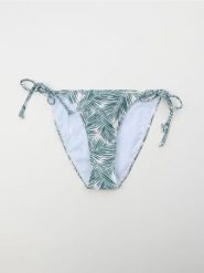 Dół od bikini wiązany po bokach - kremowy. Białe stroje kąpielowe damskie Sinsay, l, bez wzorów. Za 12.99 zł.