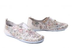 RIEKER 43663-90 multi, półbuty damskie. Półbuty damskie Rieker, na lato, bez wzorów, z gumy, bez obcasa, bez zapięcia. Za 255.92 zł.