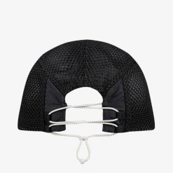Czapka Buff 5 Panels Air Cap. Czarne czapki damskie Buff, bez wzorów, z materiału. Za 153.99 zł.