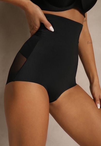 Czarne Modelujące Majtki High Waist Liradeva. Czarne majtki damskie Renee. Za 39.99 zł.