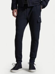Polo Ralph Lauren Spodnie dresowe 710980340500 Granatowy Regular Fit. Niebieskie spodnie sportowe męskie Polo Ralph Lauren, l, bez wzorów, z bawełny. Za 769.99 zł.