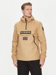 Napapijri Kurtka anorak Rainforest NP0A4HX6 Beżowy Regular Fit. Brązowe kurtki męskie Napapijri, m, bez wzorów, z syntetyku, bez kaptura. Za 499.99 zł.