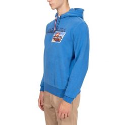 Bluza męska Napapijri B-Portalet Hooded. Niebieskie bluzy męskie Napapijri, m, bez wzorów, casualowe, bez ramiączek, bez kaptura. W wyprzedaży za 383.00 zł.