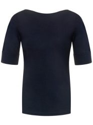 Lauren Ralph Lauren Bluzka 200654963 Granatowy Regular Fit. Niebieskie bluzki damskie Lauren Ralph Lauren, xxl, bez wzorów, z bawełny, bez kołnierzyka, bez ramiączek. Za 219.99 zł.