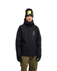 Kurtka śniegowa techniczna dla Mężczyzn TITANO 10K Czarny. Czarne kurtki męskie Quiksilver, m, bez wzorów, z materiału, bez kaptura. Za 819.99 zł.