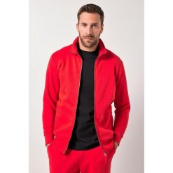 Męska Bluza dresowa stójka do 8XL. Czerwone bluzy męskie JAY-PI, m, bez wzorów, z bawełny, bez ramiączek, bez kaptura. Za 279.99 zł.