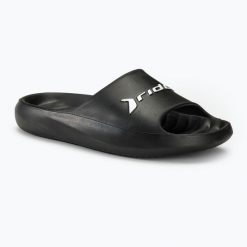 Klapki męskie RIDER Rzero Slide. Czarne klapki męskie Rider, bez wzorów, z materiału, bez zapięcia. Za 129.99 zł.