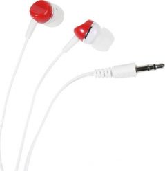 Vivanco earphones SR3, red (34886). Czerwone słuchawki douszne VIVANCO. Za 55.57 zł.