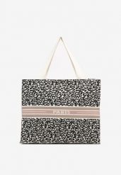 Czarna Torebka Typu Shopper o Prostokątnym Kształcie Salania. Czarne torebki do ręki damskie Renee, bez wzorów, z materiału, bez dodatków. Za 54.99 zł.