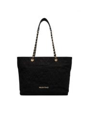 Valentino Torebka Makena VBSA8Y01 Czarny. Czarne shopperki damskie Valentino, bez wzorów, ze skóry, bez dodatków. Za 749.99 zł.