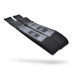 Paski Do Podnoszenia Ciężarów - nylon tkany. Czarne paski damskie MATCHU SPORTS, z nylonu, sportowe. Za 94.00 zł.