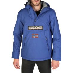 Napapijri kurtka męska M niebieska. Niebieskie kurtki męskie Napapijri, m, bez wzorów, bez kaptura. W wyprzedaży za 643.00 zł.