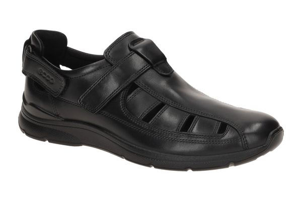 Sandały Ecco Irving Fisherman. Czarne sandały męskie ecco, na lato, bez wzorów, ze skóry, klasyczne, bez zapięcia. Za 458.00 zł.