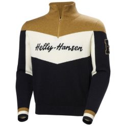 Pulower Helly Hansen Apres. Białe bluzy męskie Helly Hansen, na zimę, bez wzorów, retro, bez ramiączek, bez kaptura. Za 819.00 zł.