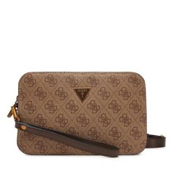 Saszetka Guess. Brązowe saszetki i nerki męskie Guess, z aplikacjami. Za 219.99 zł.