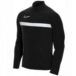 Męska Koszulka Academy 21 DriFIT Quarter Zip Drill Top. Czarne bluzy męskie Nike, m, bez wzorów, bez ramiączek, bez kaptura. Za 151.99 zł.