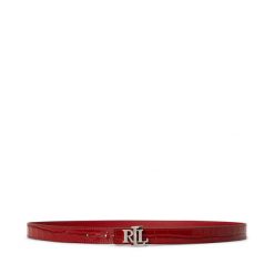 Pasek LAUREN RALPH LAUREN. Czerwone paski damskie Lauren Ralph Lauren, bez wzorów. Za 469.99 zł.